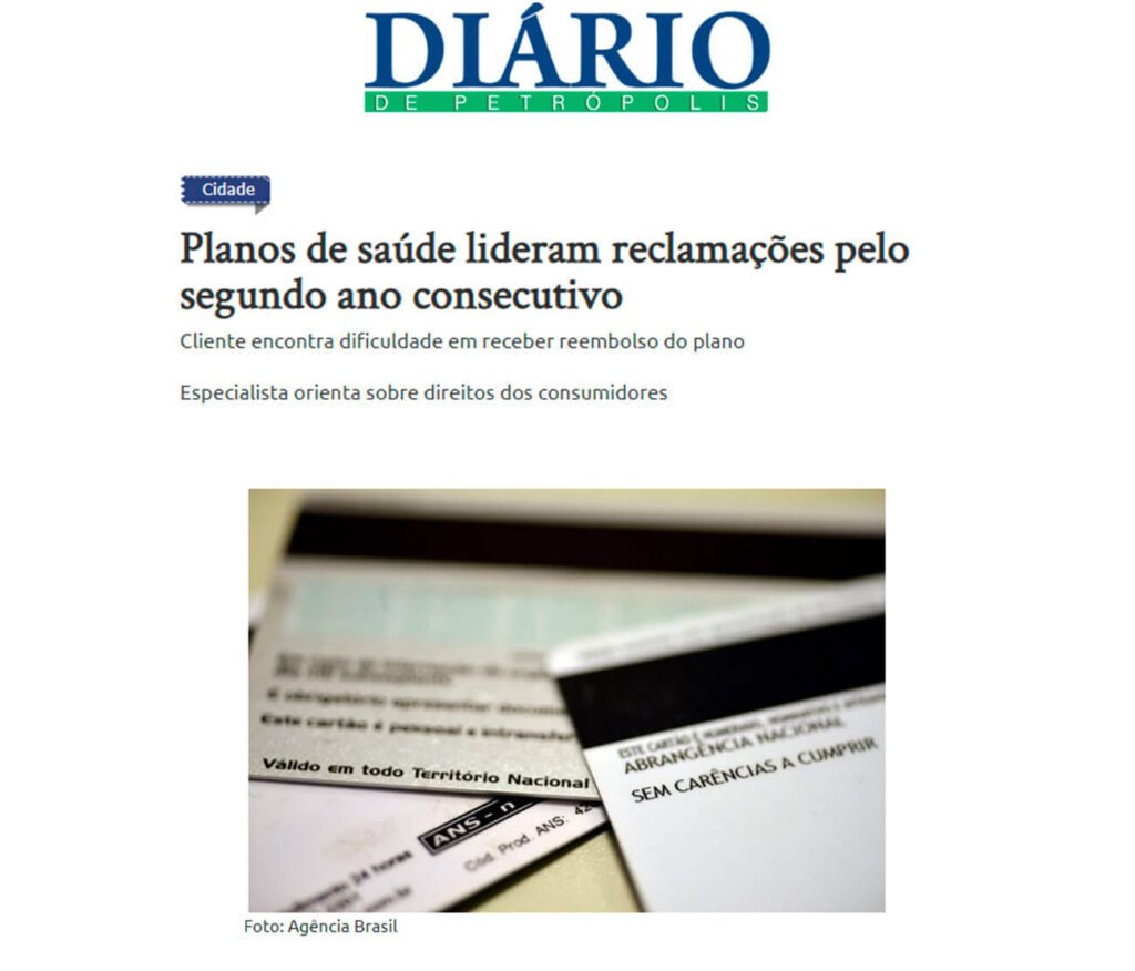 Planos de saúde lideram reclamações pelo segundo ano consecutivo
