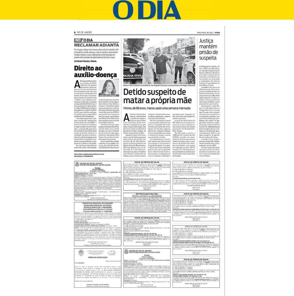 Recebimento de auxílio doença